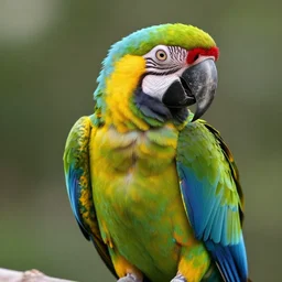 portrait of a business parrot, super detailed, hyper realism, sharp focus, stylized, boxart, octane, medium shot