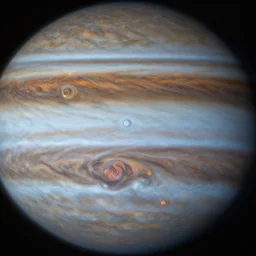 a storm on the surface of jupiter, high quality, hyper detailed,