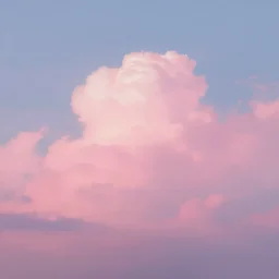 a painting of pink clouds in the sky by hsiao - ron cheng, featured on tumblr, digital art, matte background, soft mist, wallpaper