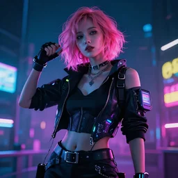 cyberpunk goddess