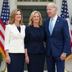 Joe Biden in women's clothes