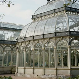 photo of a Victorian glass palace, extreme details, soft lighting, realistic octane render, 8k