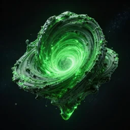 cyberpunk green gigachad nebula sculpture floating in space, 8k, cinematic, epic, ultra detailed, award winning, trending on artstationHD, dramatic
