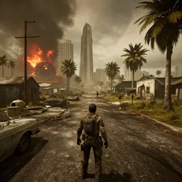 Cape Canaveral post-nuclear war in Fallout 4, in game screenshot