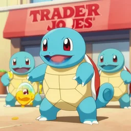 squirtle squad terrorizing a trader joes
