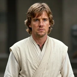 a photo still of luke skywalker in real life
