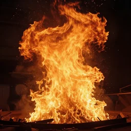 and it burns, burns, burns, highly detailed vfx, cinematic, volumetric lighting,