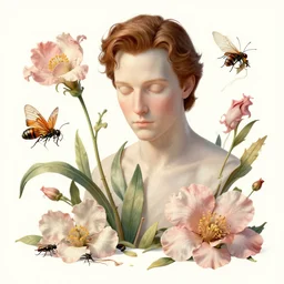 the platonic ideal of flowers, rotting, insects and praying of cletus kasady carnage davinci dementor chtulu mandelbulb mandala ponyo botw dinotopia the witcher, fantasy, ego death, decay, dmt, psilocybin, concept art by greg rutkowski and simon stalenhag and alphonse mucha