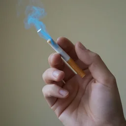 touch blue cigarette