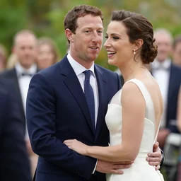 photo of mark zuckerberg at gabe newall's wedding