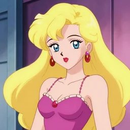 anime in the style of lisa frank