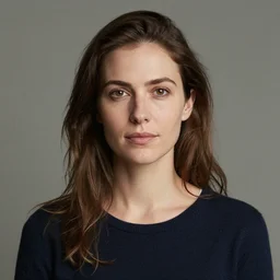 portrait of a woman by mathieu stern